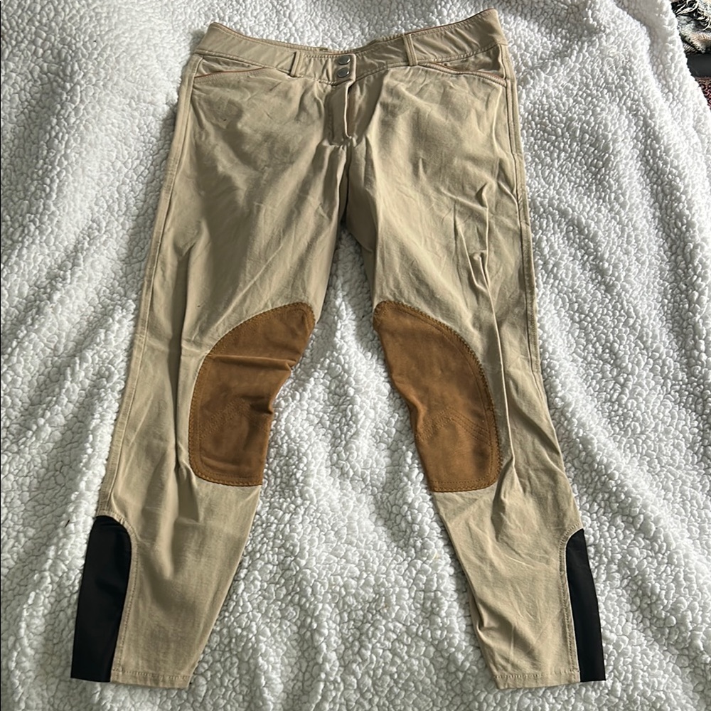 Dover Saddlery Women’s k/p breech color tan